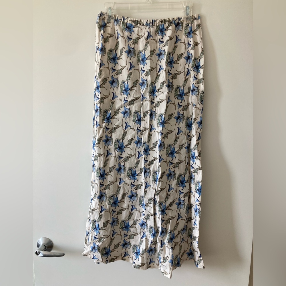 Orvis silk & linen maxi skirt - size 8